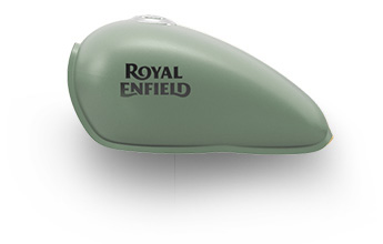 Royal Enfield Super Meteor Celestial Blue Tank